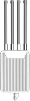 Tangxi Outdoor WiFi 6 Wireless Router 3000Mbps, High Power WiFi Extender Signal with 4 Antennas, 2.4G/5.8G Dual Band, Support AP Repeater WISP MESH, for Farm, Pool (6)