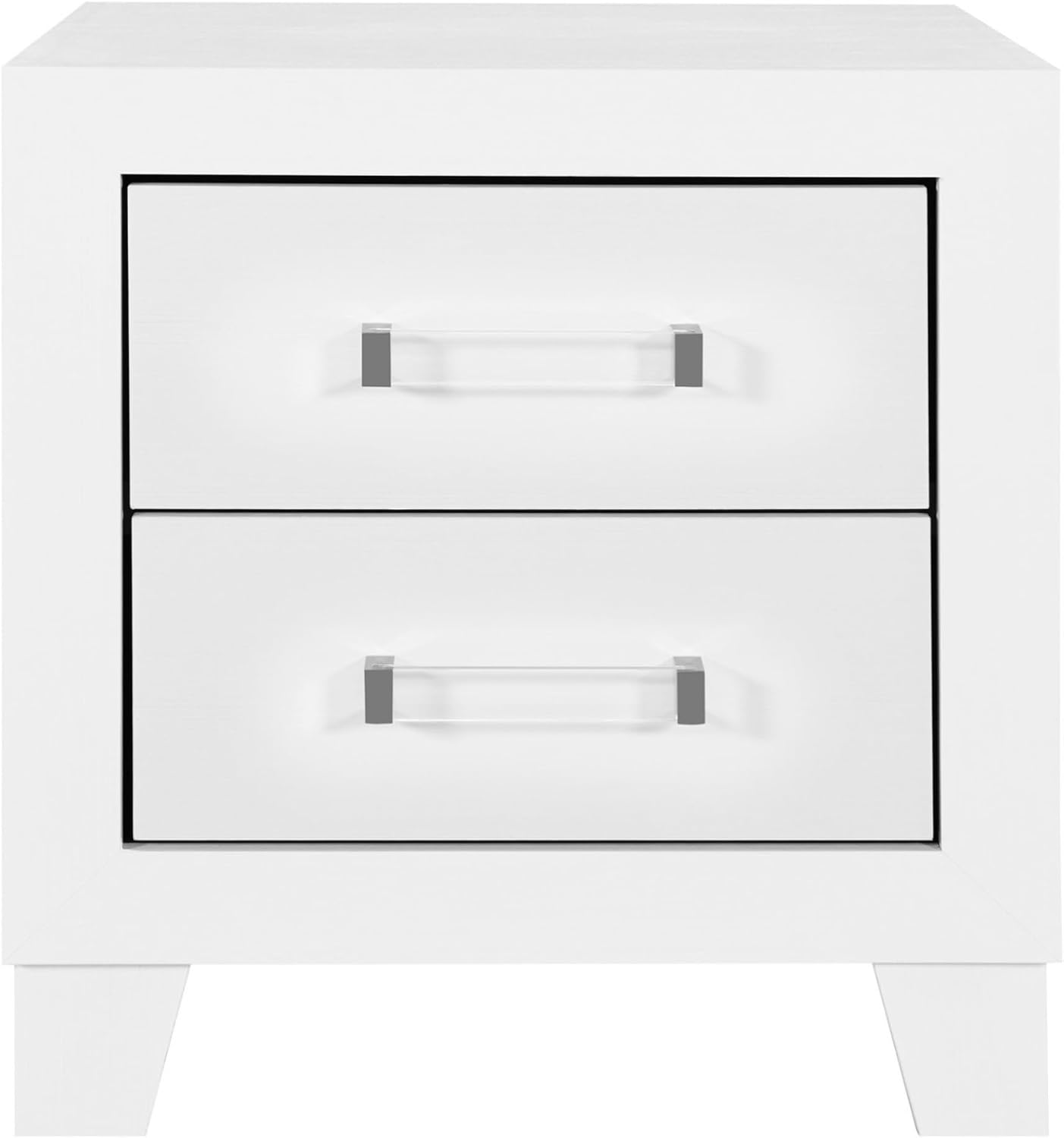 5PC White Full 5PC Bedroom Set with LED