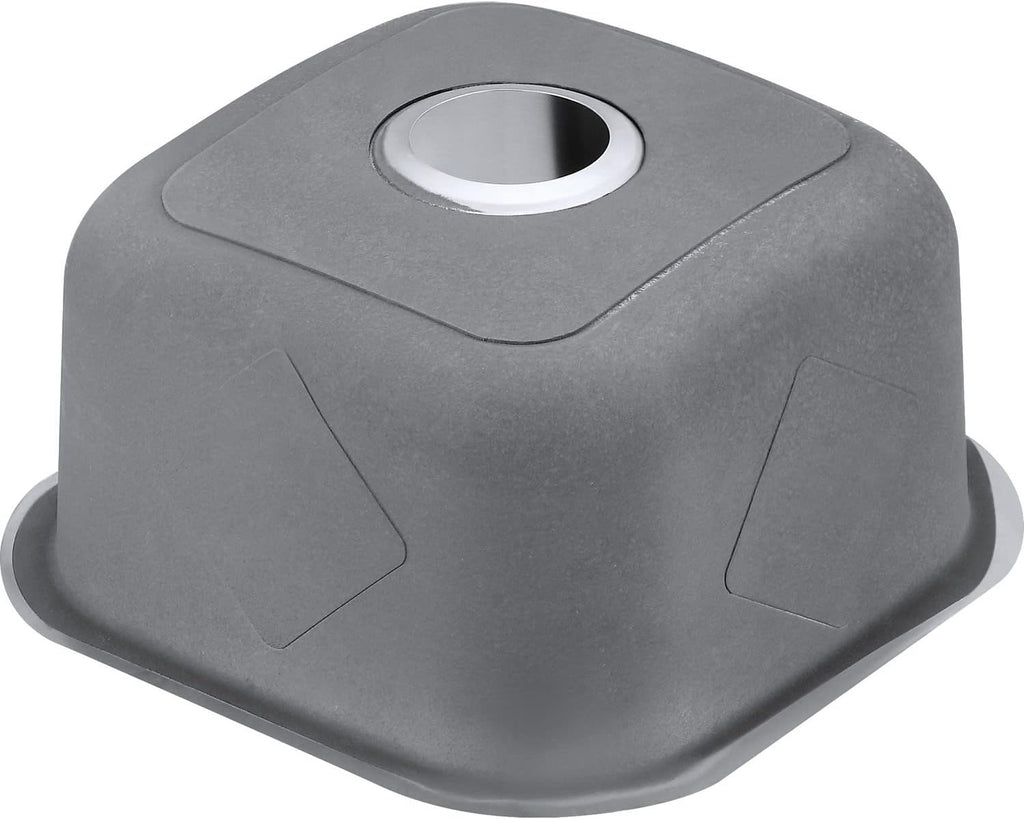 Ruvati 16 x 16 Inch RVM4138 Undermount Bar Sink - 16 Gauge Stainless Steel Kitchen Sink Single Bowl with Brushed Finish hides scratches, Easy-to-Clean Undermount kitchen Sink
