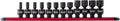 SUNEX TOOLS 1814, 1/4 Inch Drive Universal Impact Socket Set, 12-Piece, Metric, 5mm - 15mm, Cr-Mo Steel, Radius Corner Design, Chamfered Opening, Dual Size Markings, Heavy Duty Storage Case