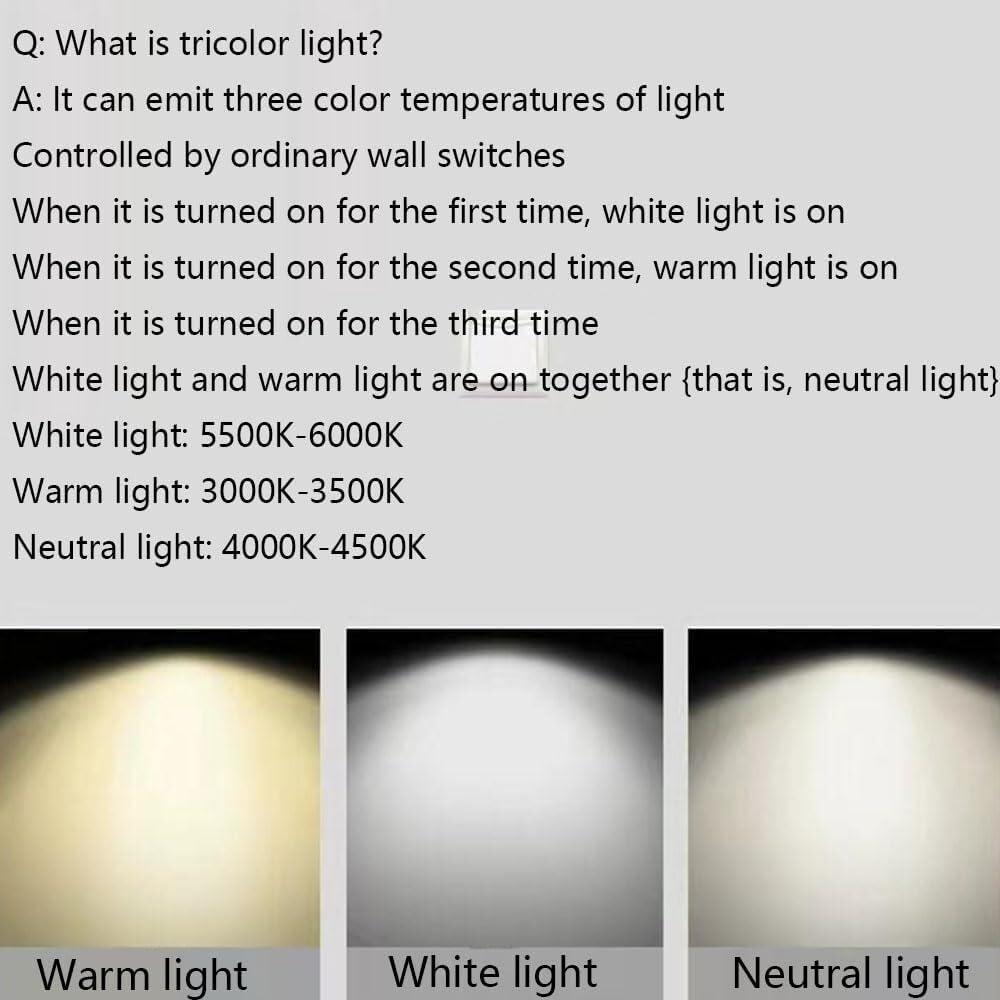 Three-Color Dimming Ceiling Light Thin Flat Modern Flush Mount Ceiling Lamp Warm Romantic Home LED Ceiling Light Fixture for Living Room Bedroom Dining Room Kitchen Study Room(Gold,48cm)