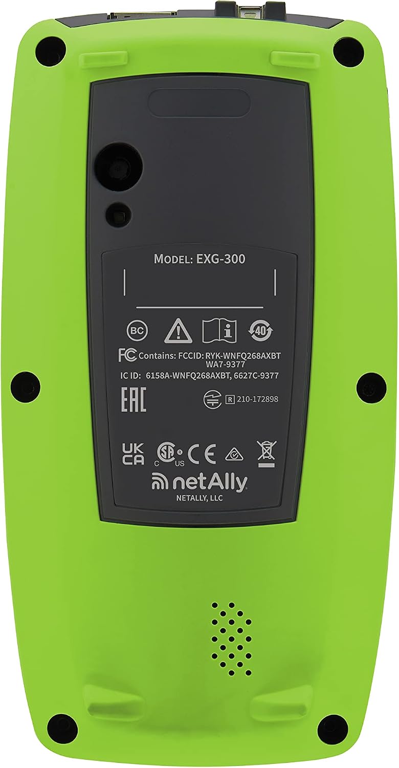NetAlly EXG-300 EtherScope nXG 300 Ethernet Network Tester & Wi-Fi 6 & 7 Diagnostics Tool