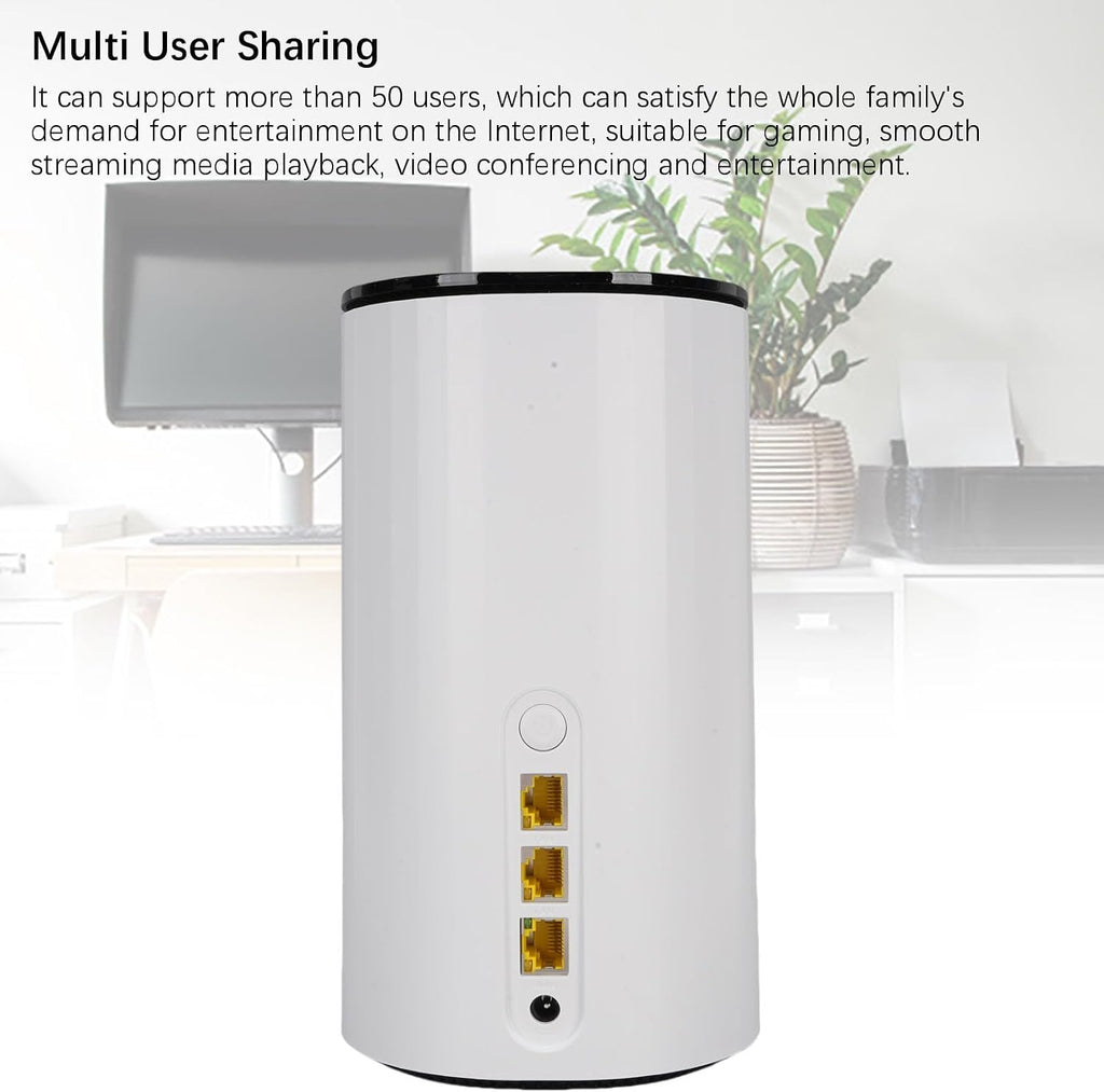 Double Band WiFi 6 Route, 4.67Gbps High Speed Dual Band Wireless Internet Router with 2 SIM Card Slots, 2.5G WAN Port for Home Gaming Streaming (US Plug)