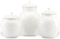 Lenox 826014 Opal Innocence Carved 3-Piece Canister Set