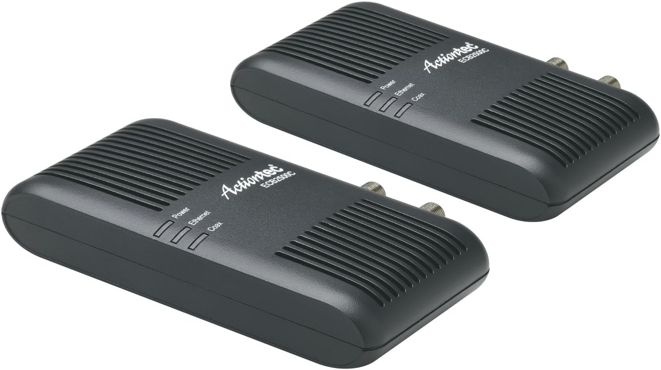 Actiontec Ethernet over Coax Adapter Kit for Homes without MoCA Routers