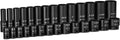 Capri Tools 1/2 in. Drive Shallow and Deep Impact Socket Set, 7/16 to 1-1/4 in, SAE, 28-Piece