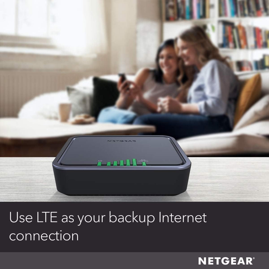 NETGEAR 4G LTE Modem with Two Gigabit Ethernet Ports – Instant Broadband Connection | Works with AT&T and Alternate Carriers (LB2120)