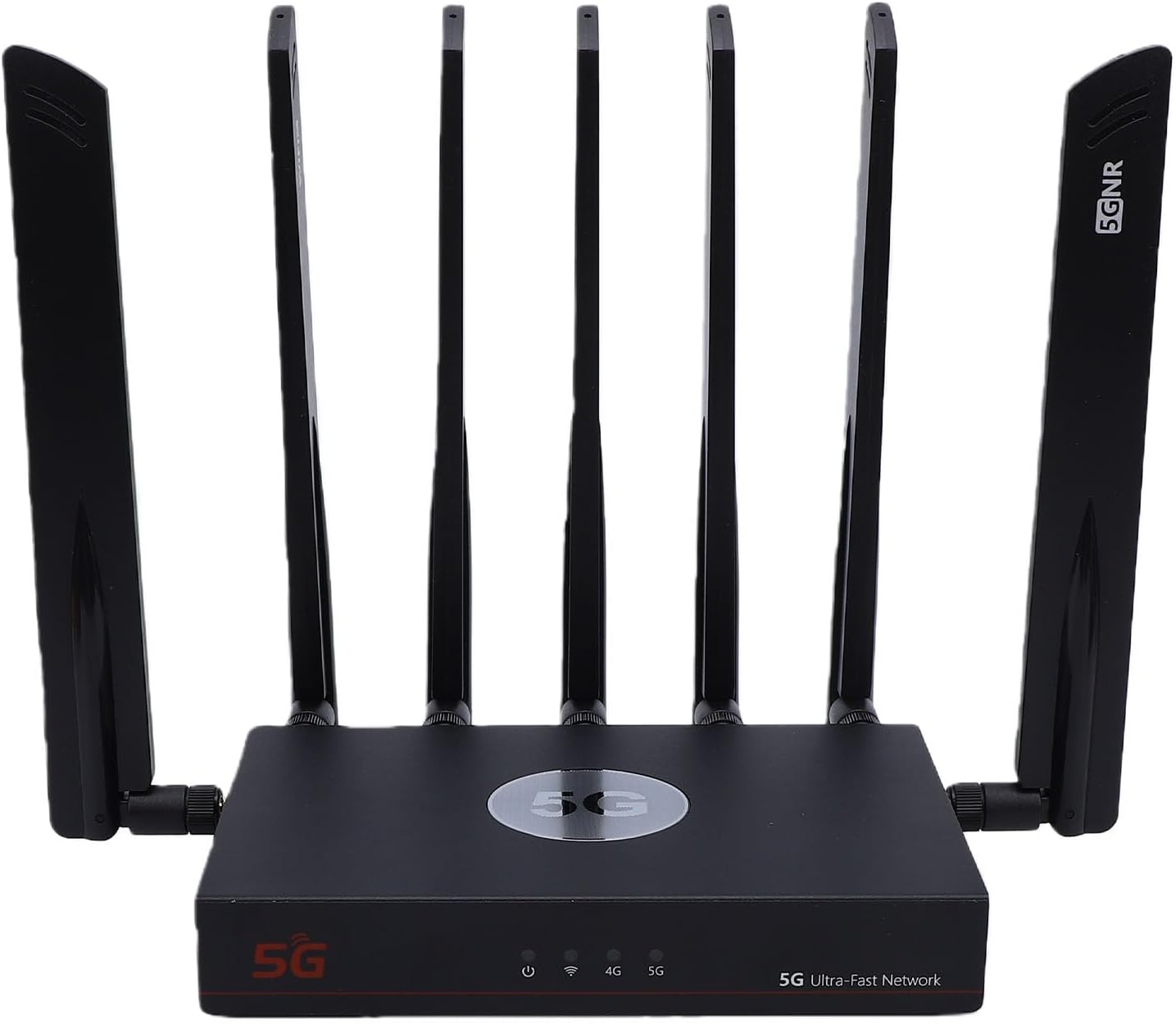 5G WiFi 6 Router, Dual Band Mesh 5G Cellular Router with Chip and 7 High Gain Antennas, for 4K Streaming and LagFree Connectivity (US Plug)