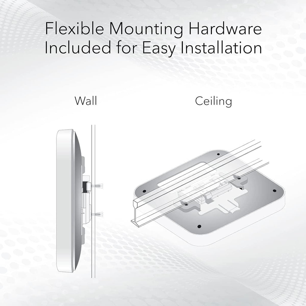 NETGEAR Dual-Band AX1800 WiFi 6 Access Point WAX610 | GigE, 2.5 GigE | Up to 200 Clients | Insight Cloud Management | Cloud Care's 3-Year Warranty SupportPlus Included (2 Pack)
