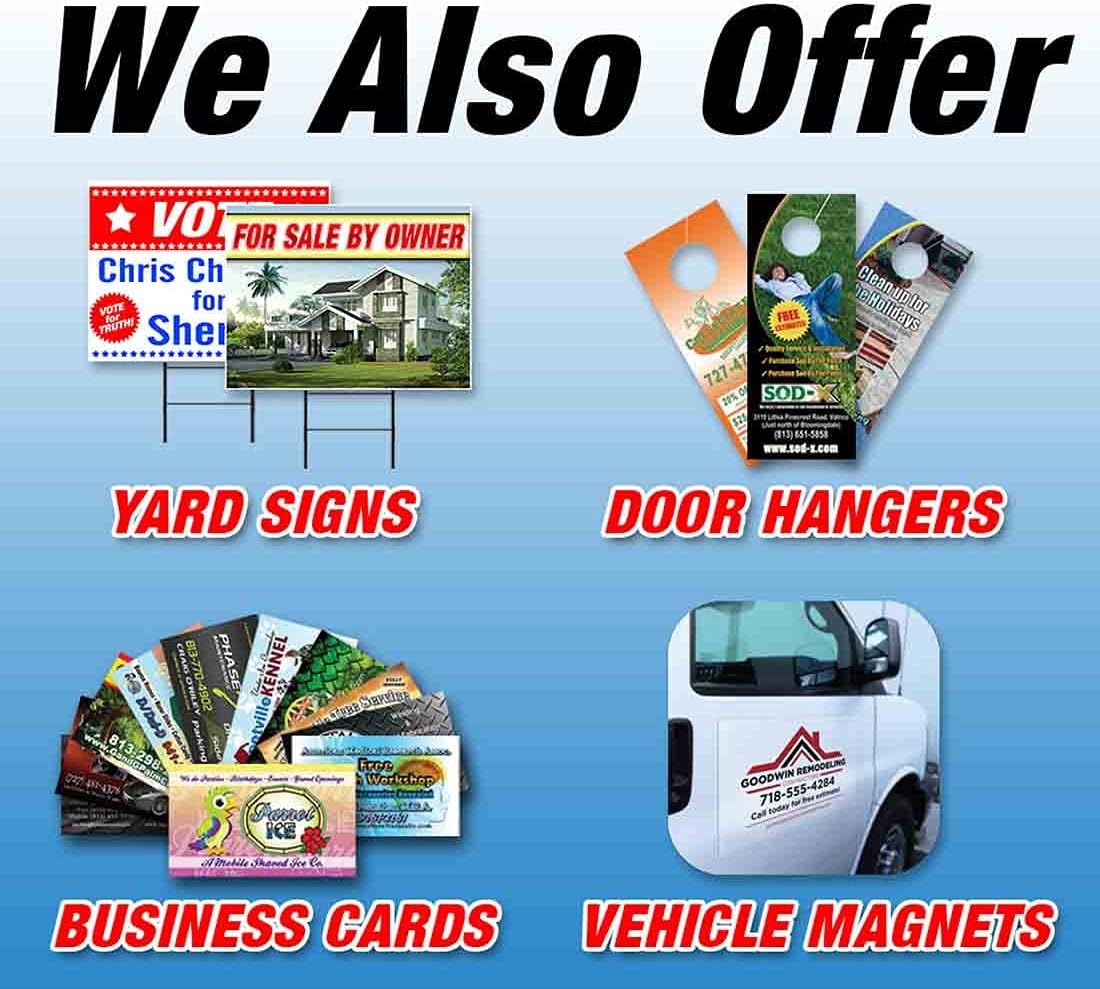 Volunteer Check in Up (18' X 24') Yard Sign, Quantity Discounts, Multi-Packs, Includes Metal Step Stake, Bandit Sign