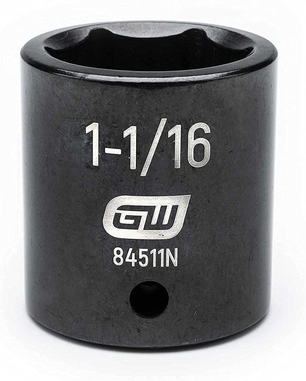GEARWRENCH 39 Pc. 1/2' Drive 6 Pt. Impact Socket Set, Standard & Deep, SAE - 84947N, Black
