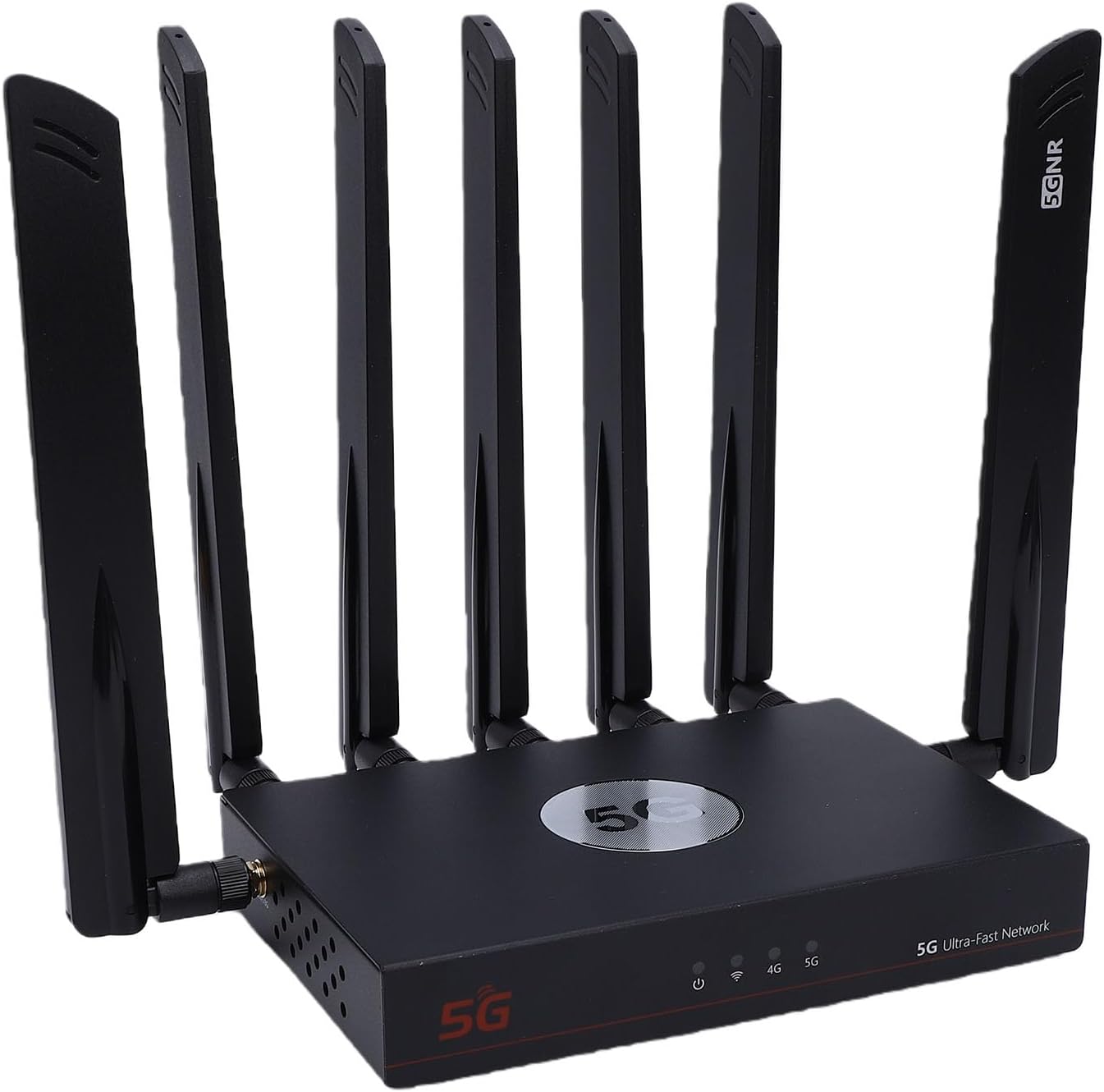 Yunseity WiFi 6 5G Router Dual SIM Cellular Gigabit Ethernet Router with Gigabit WAN LAN Ports for 4K Streaming and 100+ Devices Connectivity (US Plug)