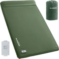 Elegear CumbreX™ Self Inflating Sleeping Pad, Built-in Electric Pump 3.15' Ultra-Thick Memory Foam Camping Mattress Pad with Pillow Double Sleeping Pad for Camping R-Value 9.5 Foam Camp Pad - Full