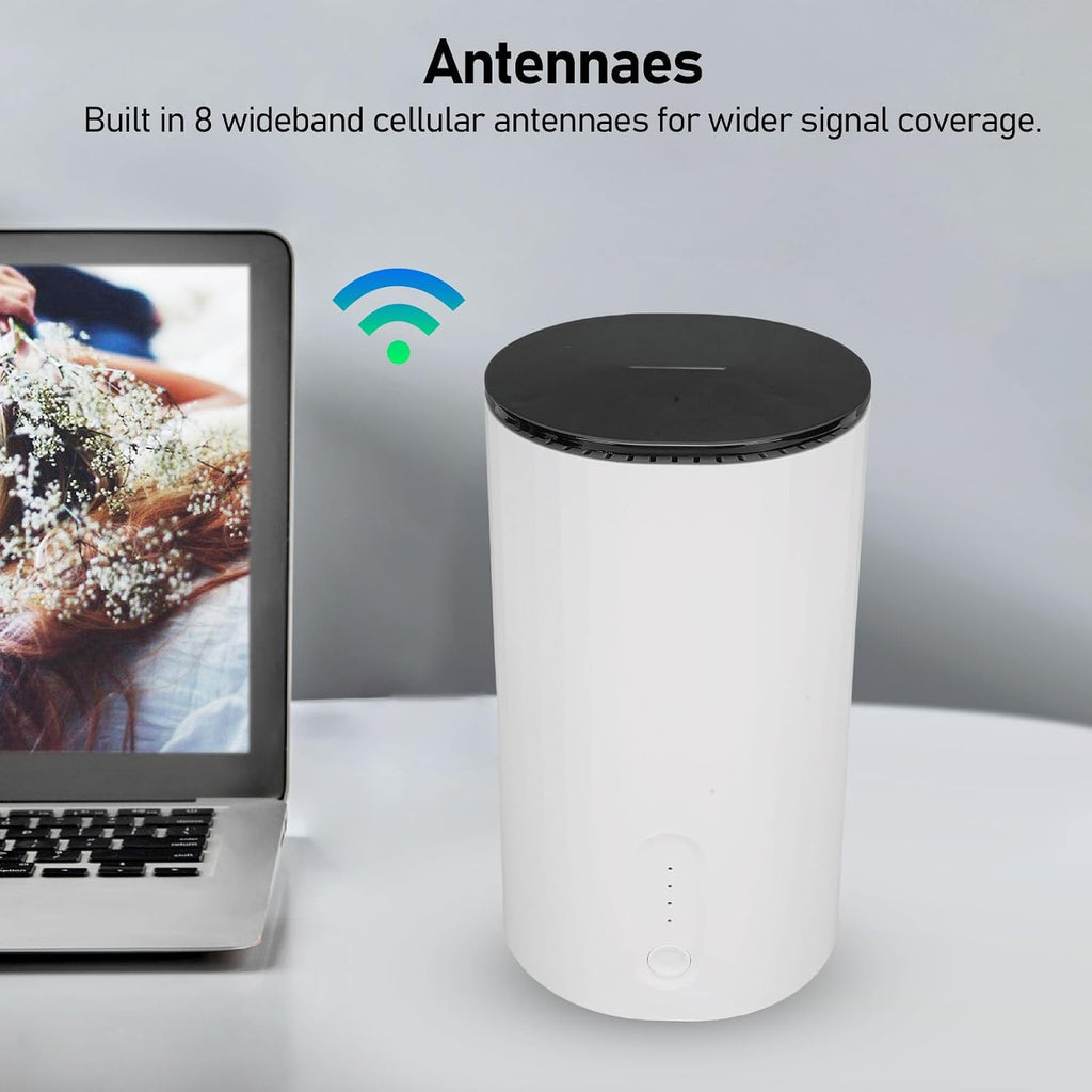 GOWENIC Router, 5G Network, Support More Than 50 Users, Antennaes and Efficient Heat Dissipation, with 2.5G WAN Ports, for Home Indoor (US Plug)