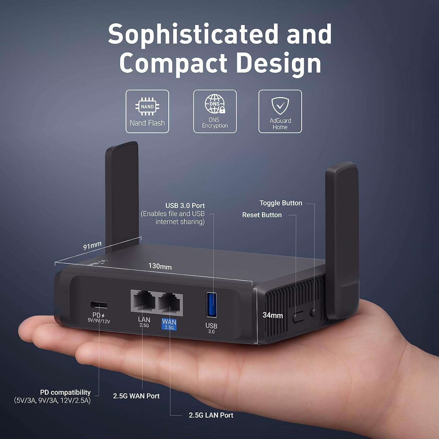 GL.iNet GL-BE9300(Flint 3) Tri-Band WiFi 7 Router & GL.iNet GL-BE3600 (Slate 7) Portable Travel Router