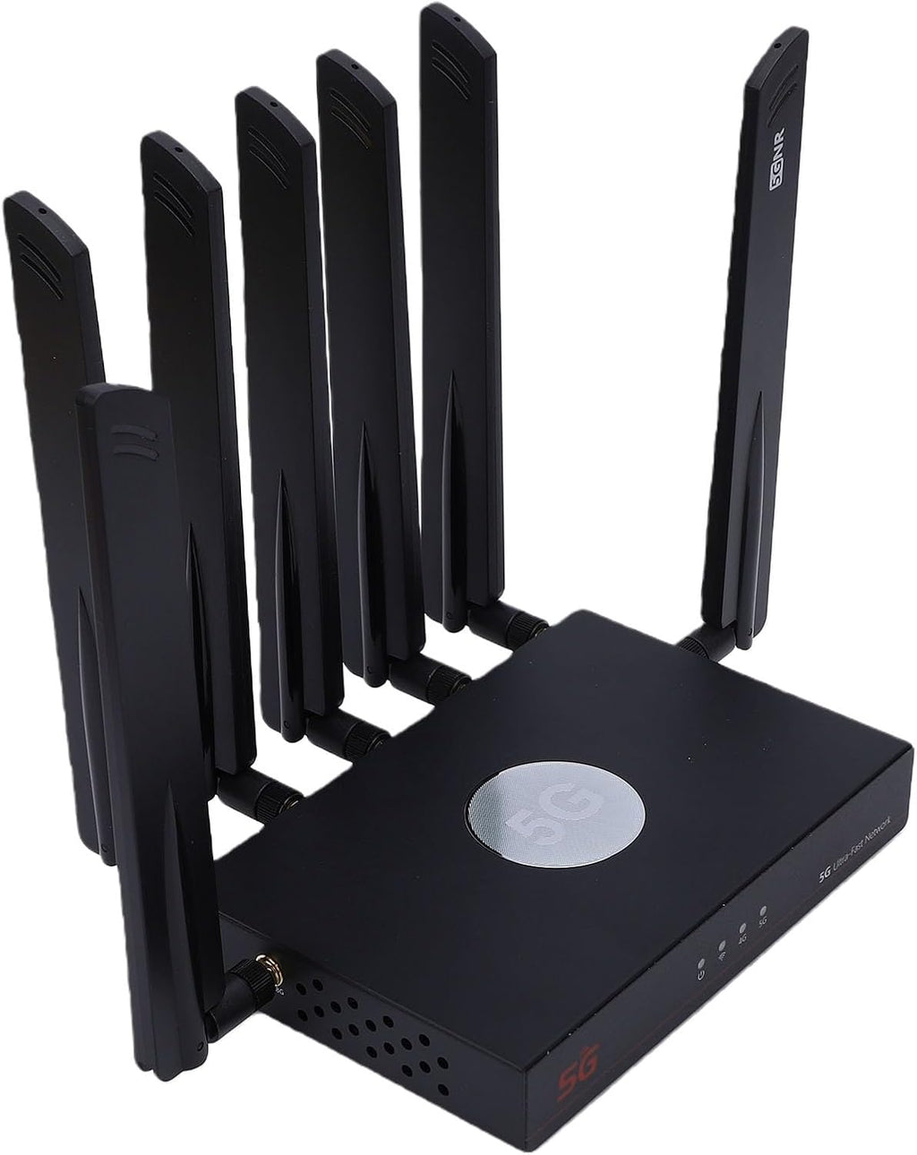 Yunseity WiFi 6 5G Router Dual SIM Cellular Gigabit Ethernet Router with Gigabit WAN LAN Ports for 4K Streaming and 100+ Devices Connectivity (US Plug)