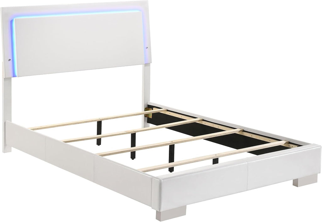 White High Gloss 4 Full Bedroom Set