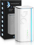 5G WiFi 6 Router with SIM Card Slot,AX1800Mbps Dual Band,Built-in Mesh for Whole Home Coverage,NSA/SA Modem for Home Office,Plug Play, No Cable Needed