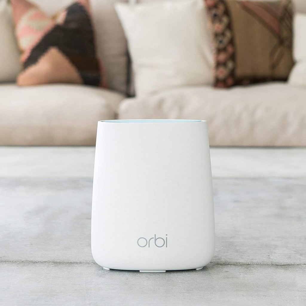 ---NETGEAR Orbi Ultra-Performance Whole Home Mesh WiFi System - WiFi router and two satellite extender with speeds up to 3Gbps over 6,000 sq. feet, AC3000 (RBK53)