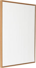 Kate and Laurel Sylvie Blank Framed Canvas Wall Art, 31.5x41.5 Natural Beaded, Vintage Modern Empty Canvas for Paint-Your-Own Art, Ready to Paint Premium Canvas Already Framed