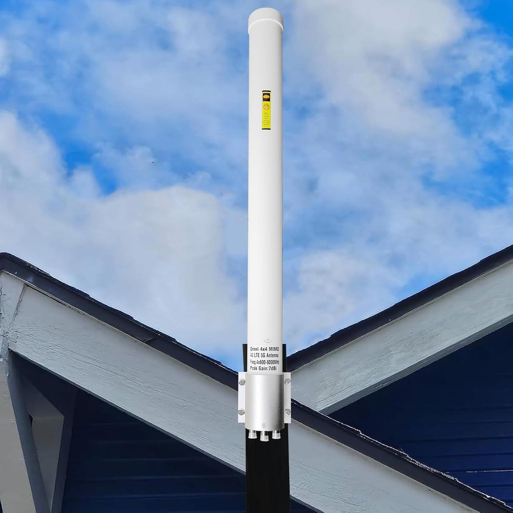 Omni-Directional 4x4 MIMO Antenna t-Mobile, Outdoor 4G LTE 5G Cellular Antenna with 2 Dual 10 Meter Cable for Router & Gateways Home Internet