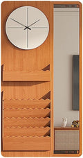 Makeup Table Vanity Wall-Mounted Sliding Dressing Mirror and Dressing Table Integrated, Bedroom Full-Length Mirror with Storage Bracket Vanity Desk(Color:B,Size:120CM)