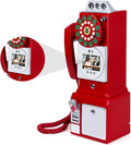 Video Audio Guest Book Wedding Phone, 1080P HD Video Guestbook Phone, Retro-Style Video Guest Book with Long Battery Life for Wedding, Birthday Party, Graduations, Baby Shower (Burgundy Red)