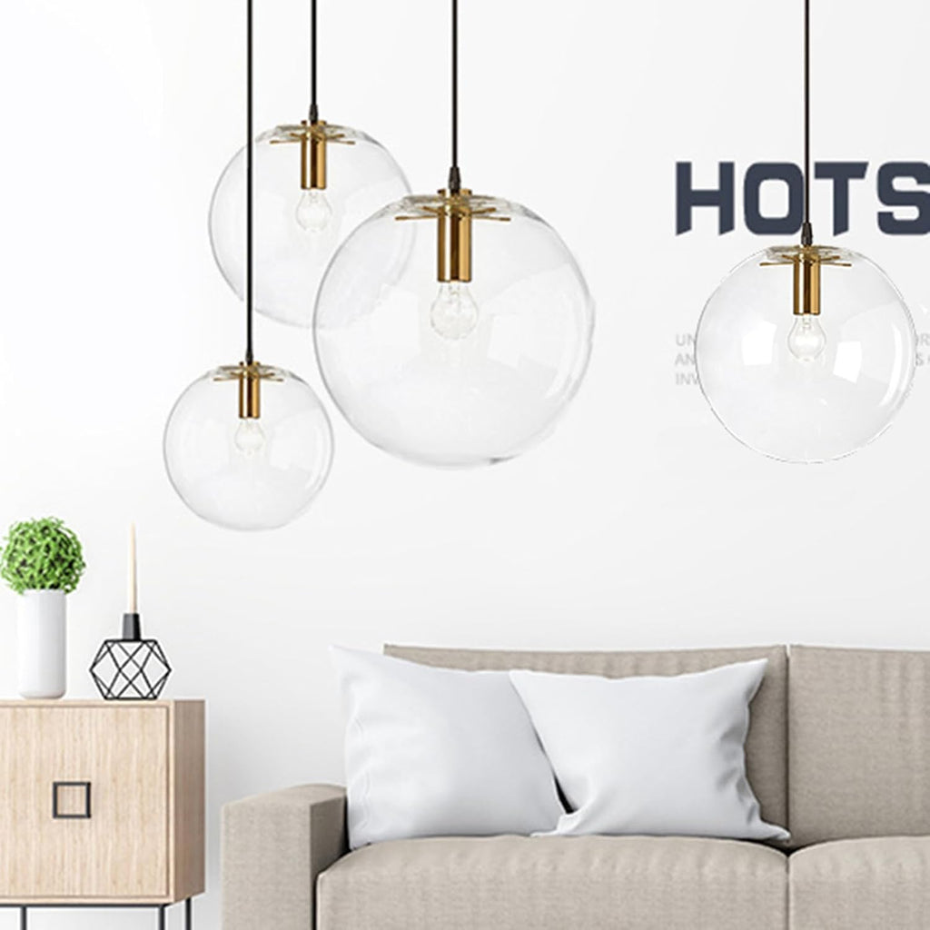 3-Light Multi Pendant Light Fixture Modern Pendant Lighting Chandelier Lamp for Living Room Bedroom Farmhouse (Gold)