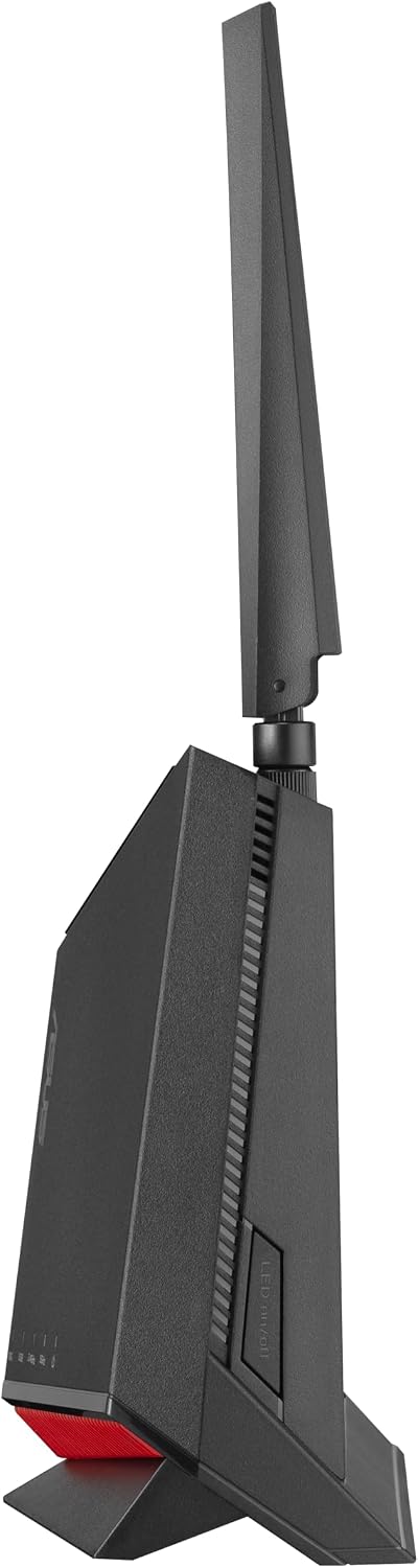 ASUS RT-BE86U BE6800 Dual-Band WiFi 7 Router, Supports 4096-QAM, MLO, AI WAN Detection, AiMesh, Subscription-Free Network Security, and Comprehensive VPN Features, Guest Network Pro, Gaming (Renewed)