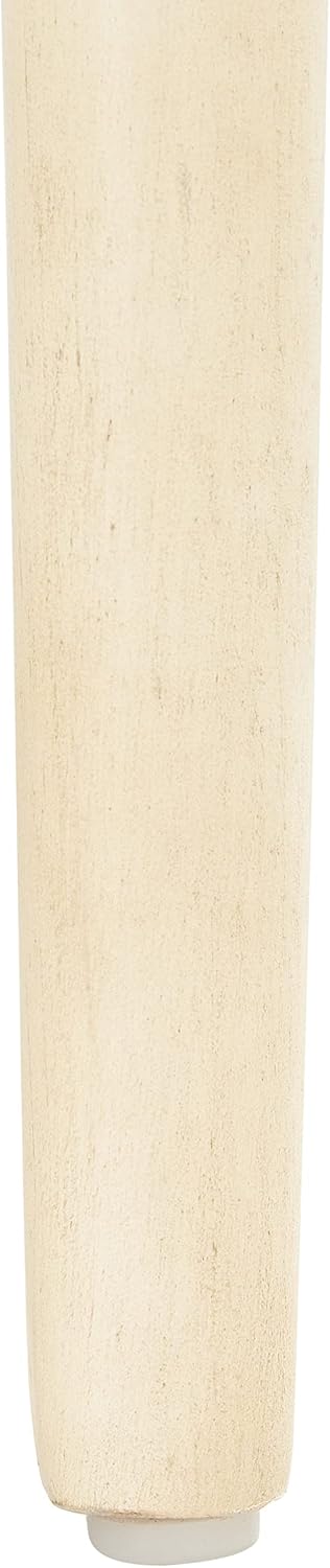 SAFAVIEH Home Collection Reinhardt White Rattan Cushion Dining Chair (Set of 2) -Fully Assembled DCH8800B-SET2