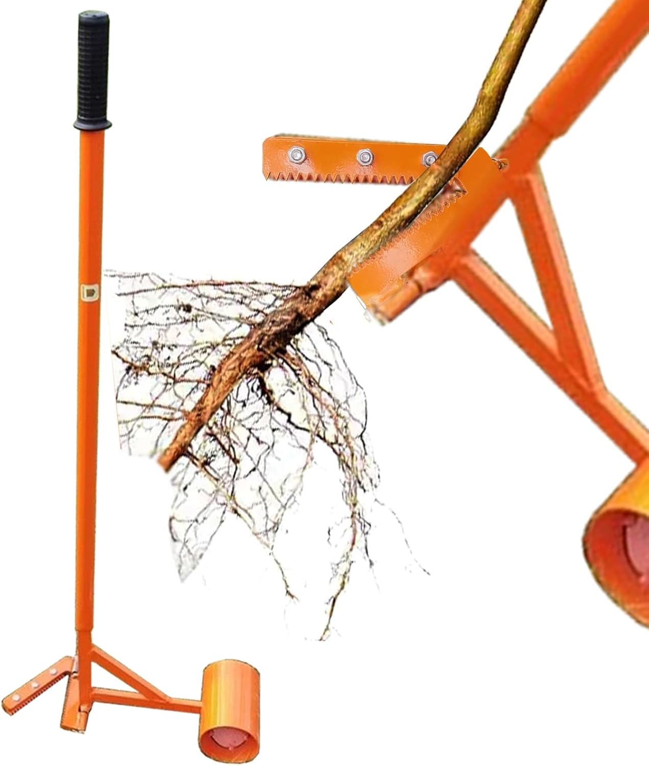 Sapling Puller Tool Stand up Heavy Duty, Weeding Puller Remover Tool Long Handle,Uprooting Weeder for Thorns w/Large Root Systems