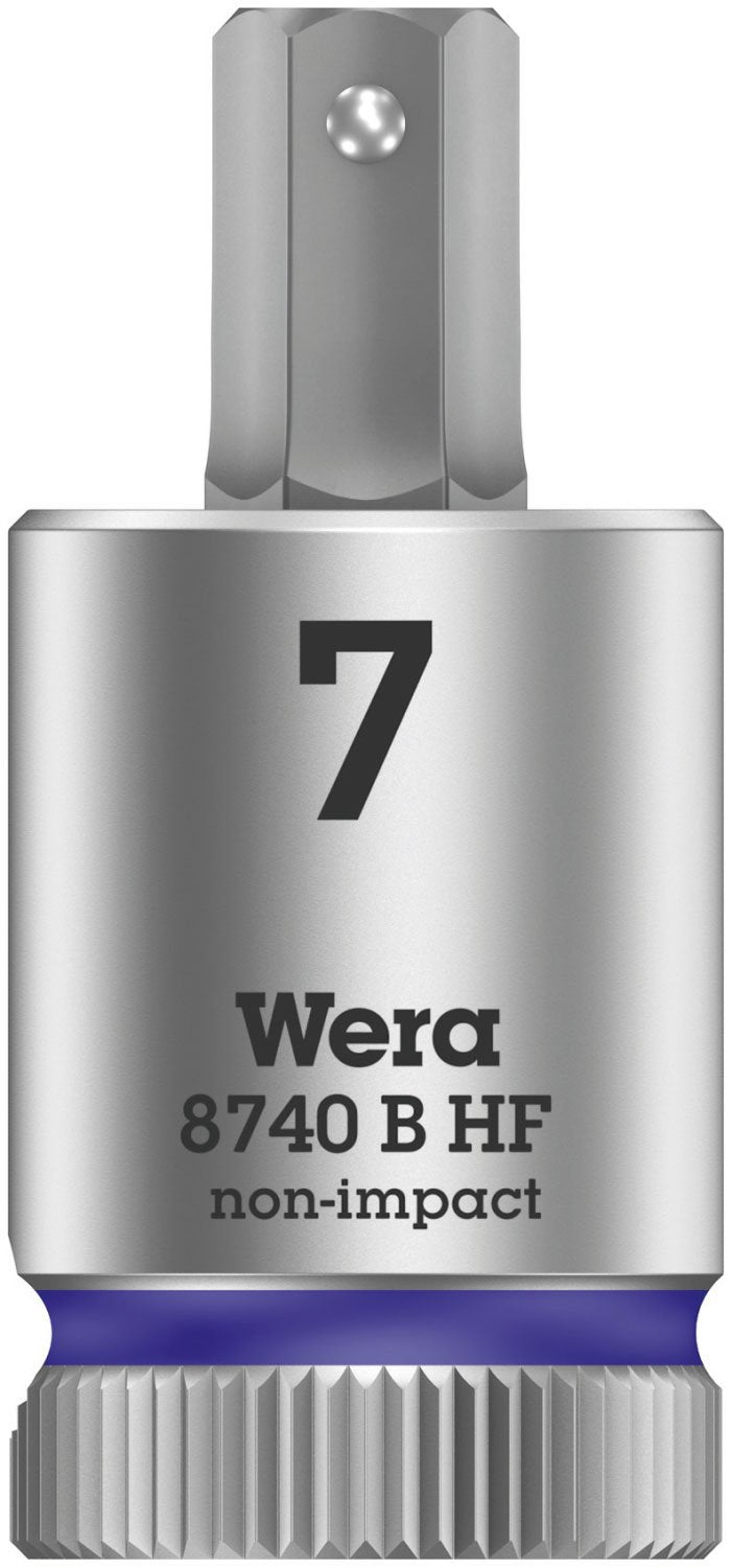 Wera 05003971001 Belt B 2 Zyklop In-Hex-Plus bit socket set with holding function, 3/8' drive, 8 pieces