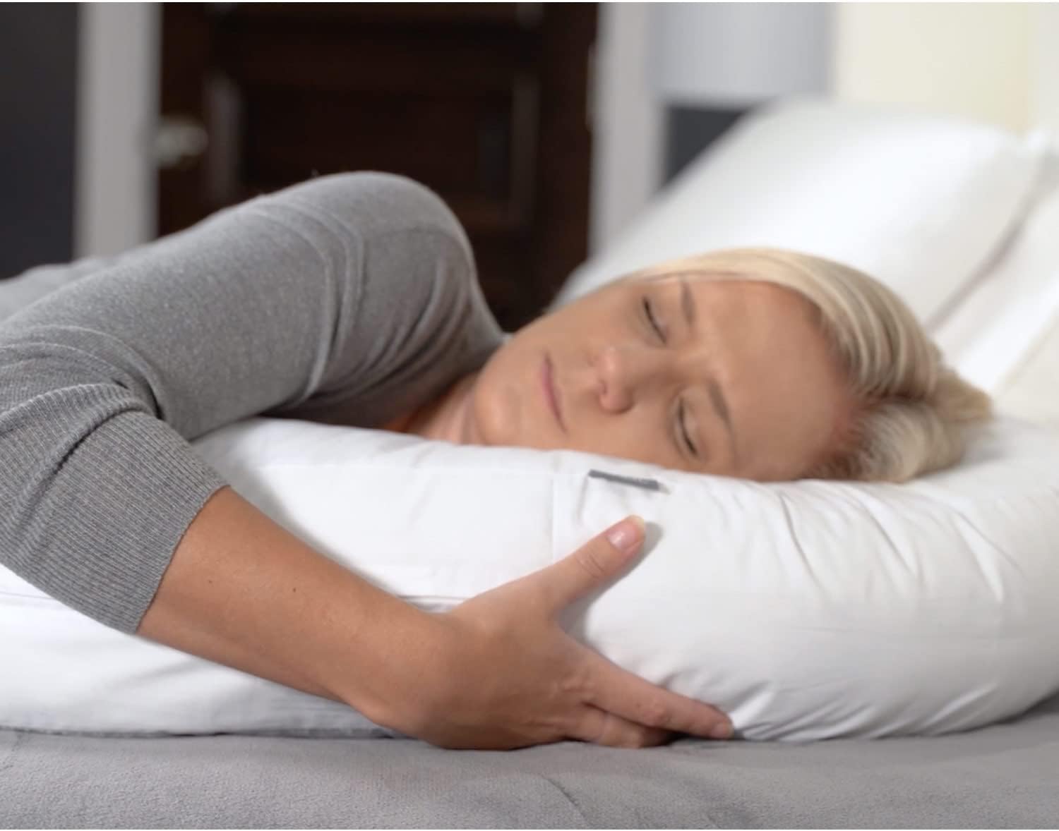 DMI Side Sleeper Pillow and Body Pillow, Pregnancy Pillow with Contoured Support for Neck, Back, Hip, Joint Pain and Sciatica Relief with Removable Washable Cover, Firm, Full Body Pillow (Pack of 9)