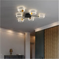LED Modern Chandelier Lamp, Modern LED Chandelier Acrylic Transparent Lampshade Home Living Room Restaurant Bedroom - Chandelier,Modern LED Chandelier,Ceiling Light fixtures