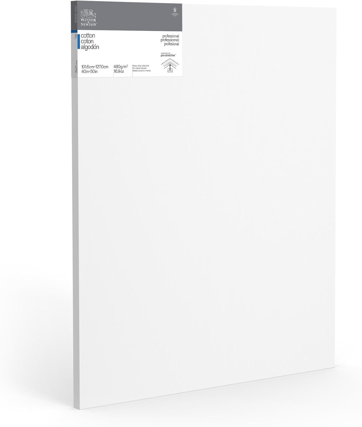 Winsor & Newton Professional Cotton Canvas, 40' x 50' Deep Edge