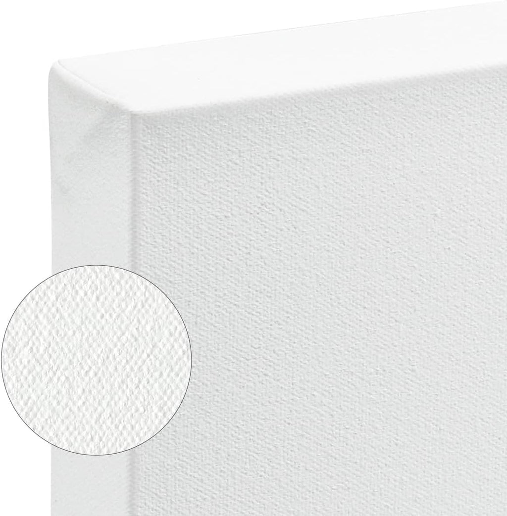 SoHo Urban Artist, 30x36 Heavyweight Stretched Cotton Canvas for Painting - 1.5' Deep- 3 Pack, Triple Primed, 100% Cotton Canvas, Archival, Universal Primed for Oil, Acrylic, Alkyd, Mixed Media