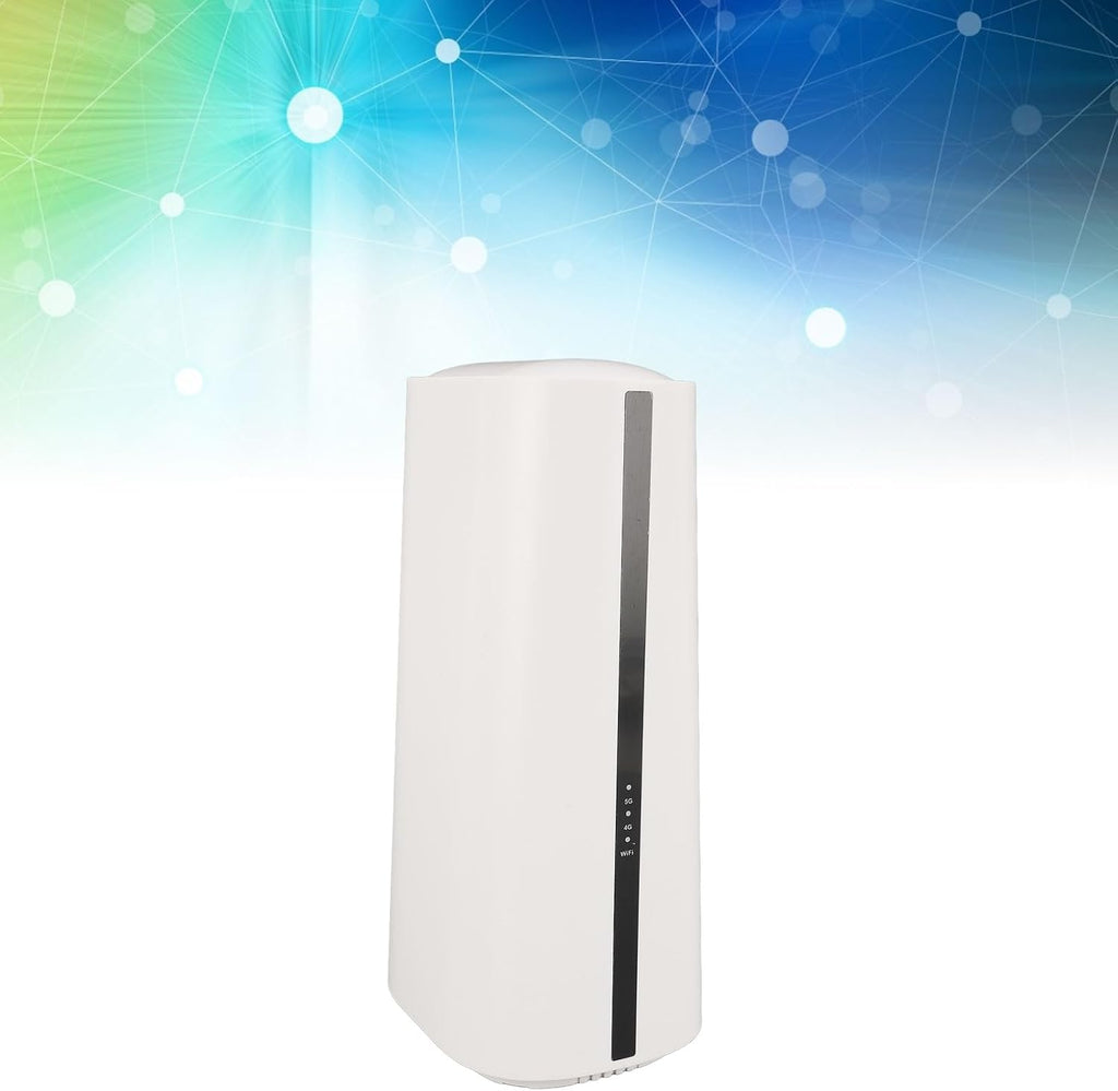 5G Wire Less Internet Router, Support 64 Users, Full Band Gigabit 2.4G Plus 5.8G CPE Dual Band WiFi6 Router for Home and Office (US Plug 100‑240V)