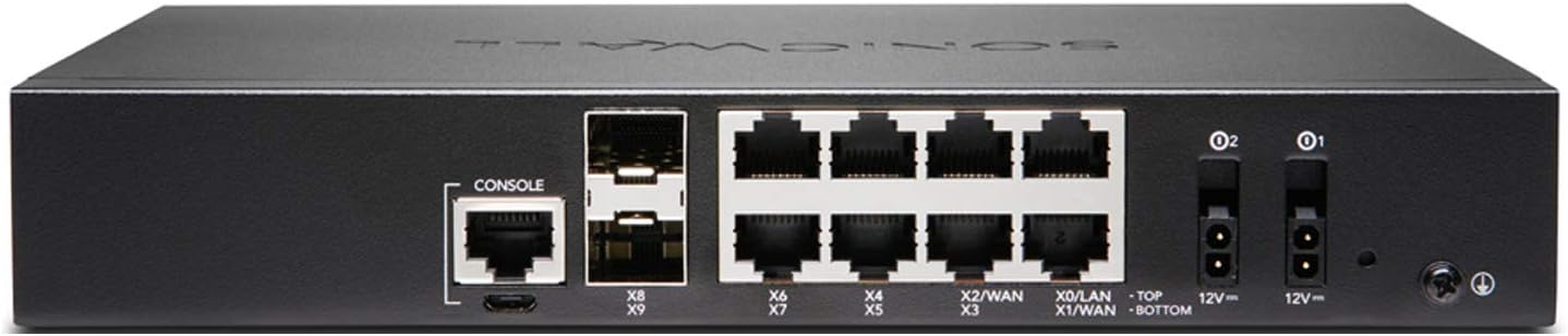 SonicWall TZ570 TotalSecure | 1YR Essential Edition | TZ570 Gen7 Firewall with 1 Year Essential Protection Service Suite | Advanced Multi-Gigabit Appliance for SMB and Branch Use (02-SSC-5649)