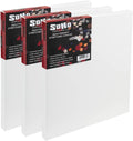 SoHo Urban Artist, 20x40 Heavyweight Stretched Cotton Canvas for Painting - 1.5' Deep- 3 Pack, Triple Primed, 100% Cotton Canvas, Archival, Universal Primed for Oil, Acrylic, Alkyd, Mixed Media