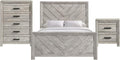 Picket House Furnishings Keely Full Panel 3PC Bedroom Set in White