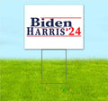 Biden Harris 2024 (18' x 24') Yard Sign, Quantity Discounts, Multi-Packs, Includes Metal Step Stake, Bandit, New, Advertising, USA | Election, Political, Democrat, Vote