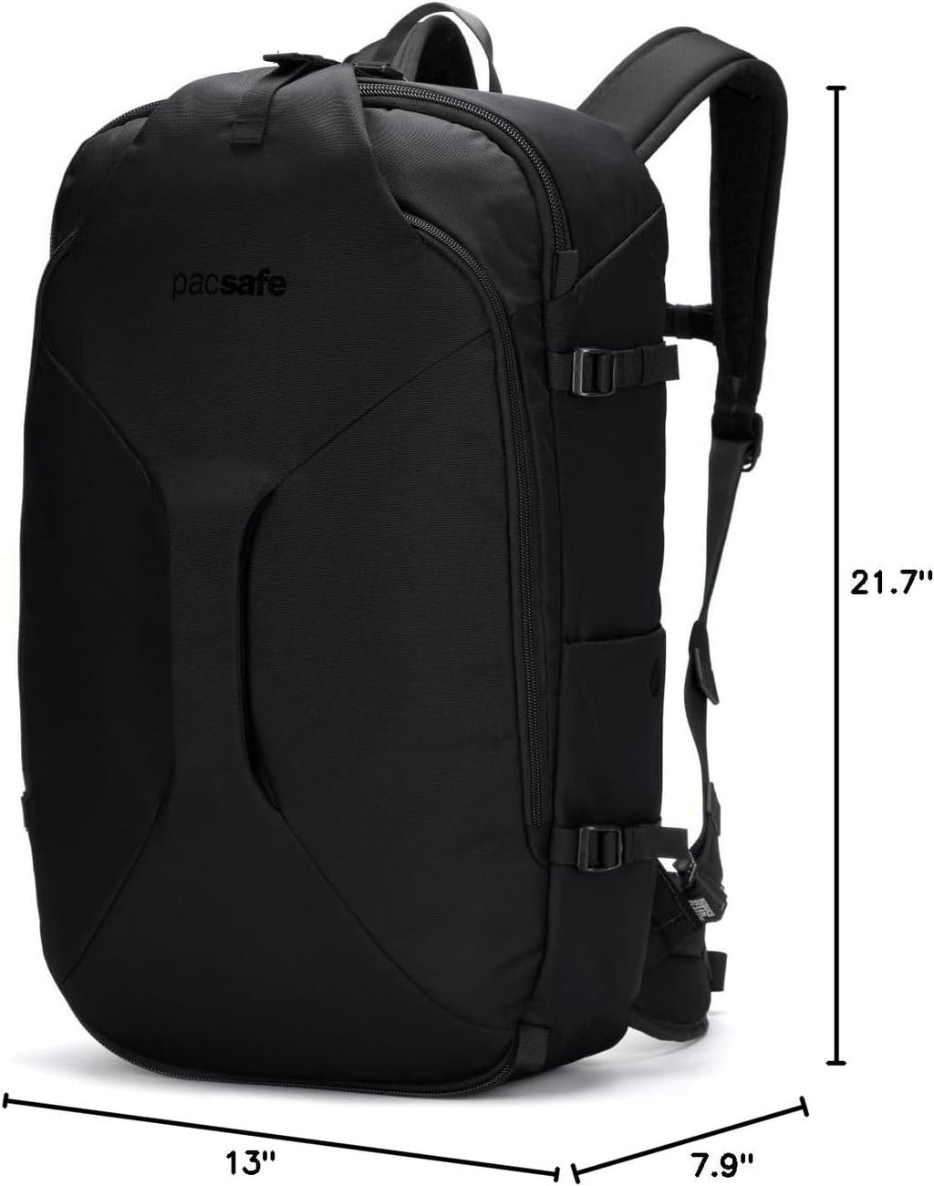Pacsafe EXP45 Anti-Theft Carry-On Travel Pack, Black