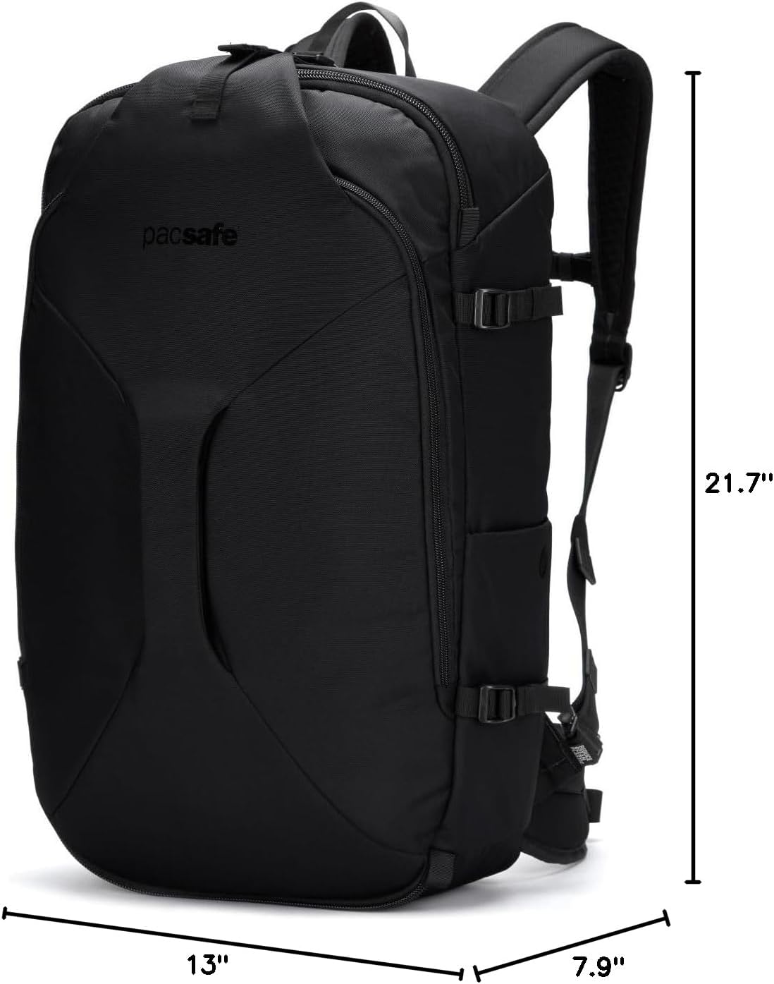 Pacsafe EXP45 Anti-Theft Carry-On Travel Pack, Black