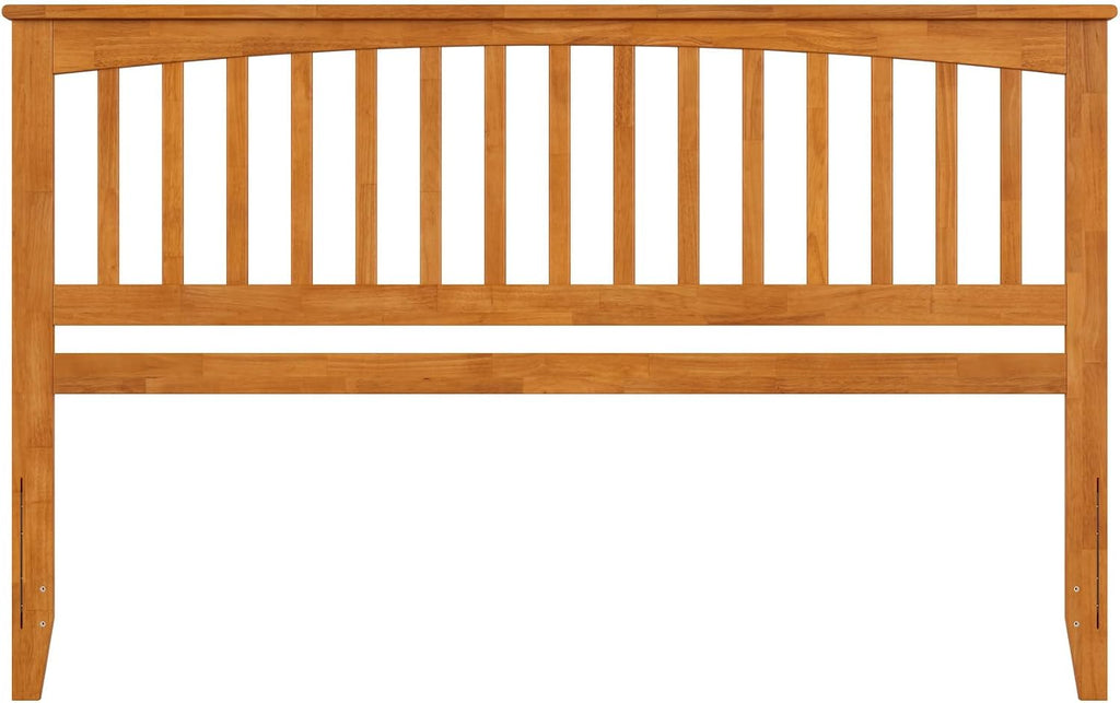 AFI, Mission King Solid Wood Headboard, Light Toffee