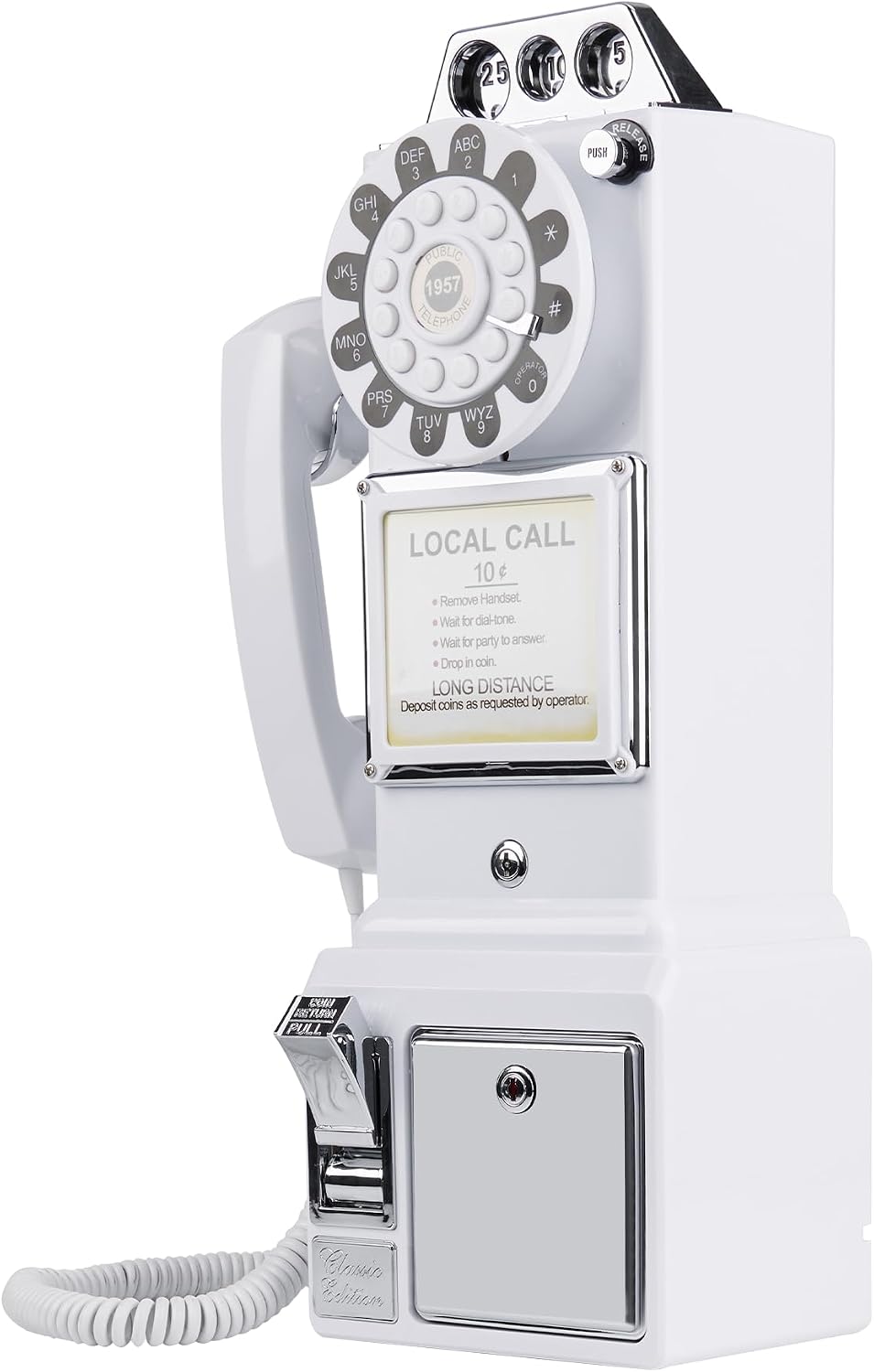 Audio Guest Book Wedding Phone, Retro Audio Phone Guestbook with Clear Voice Recording for Wedding Reception, Bridal Shower, Birthday, Baby Shower, Anniversary, Engagement
