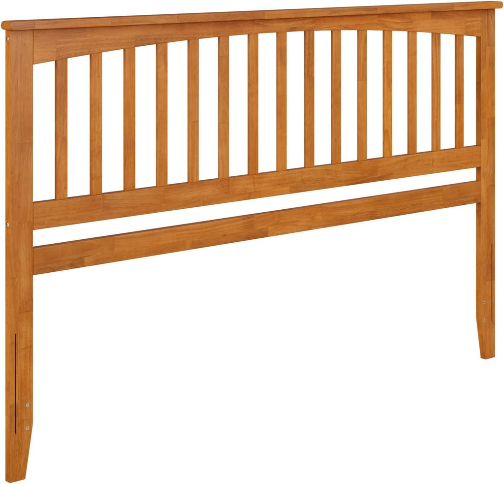 AFI, Mission King Solid Wood Headboard, Light Toffee