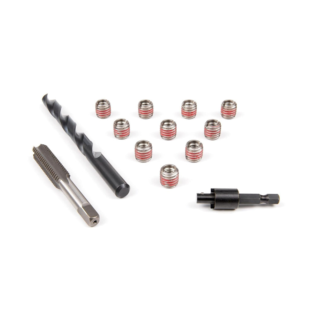 E-Z LOK Metal Thread Repair Kit Tool and Stainless Steel Threaded Inserts Thin Wall 3/8-16 x 1/2-20