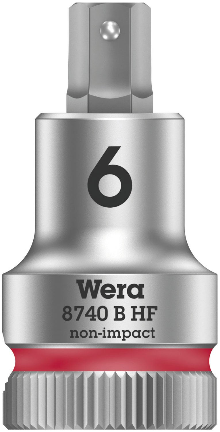 Wera 05003971001 Belt B 2 Zyklop In-Hex-Plus bit socket set with holding function, 3/8' drive, 8 pieces