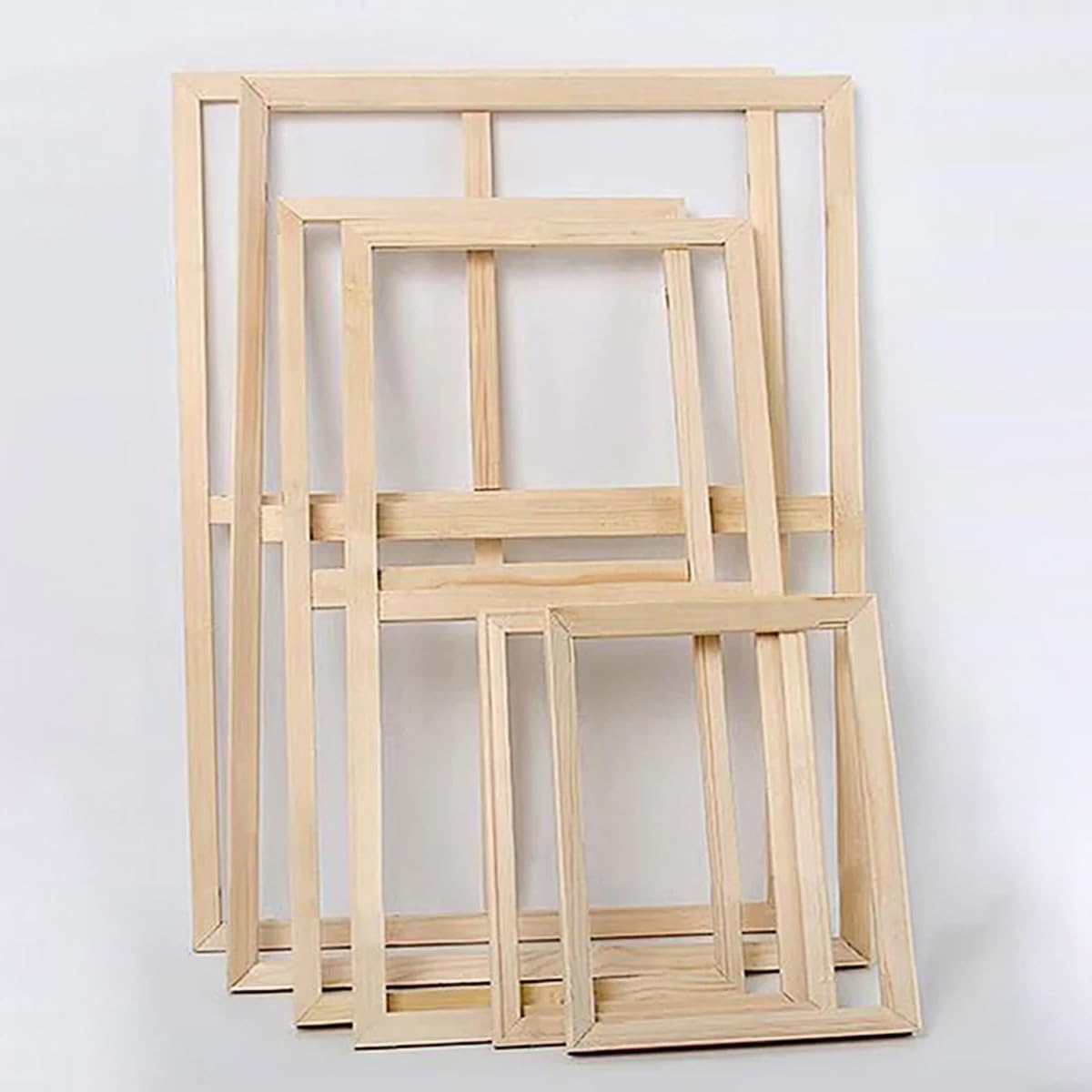 Wood Canvas Stretcher Bars 80cm x 120cm Wooden Art Frames Sturdy Stretcher Frames for Oil Paintings, Paint by Numbers & Posters