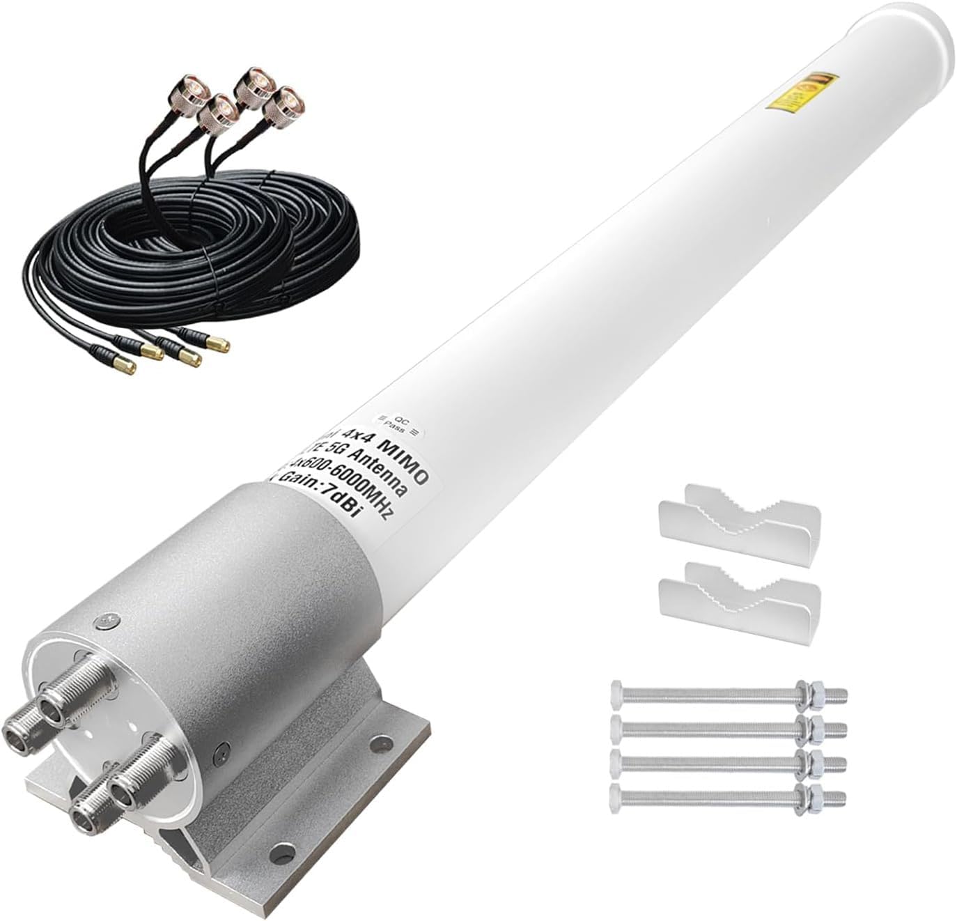 Omni-Directional 4x4 MIMO Antenna t-Mobile, Outdoor 4G LTE 5G Cellular Antenna with 2 Dual 10 Meter Cable for Router & Gateways Home Internet